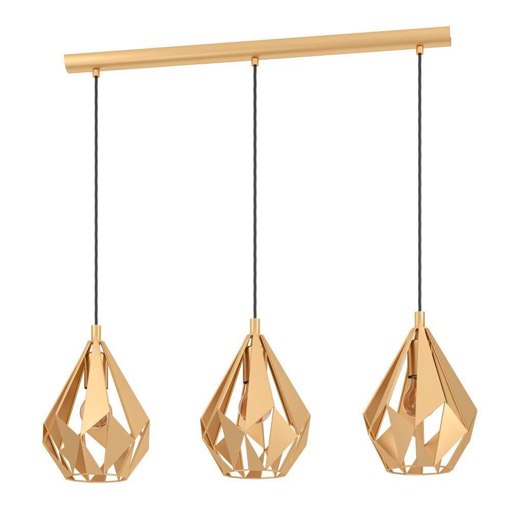 Eglo CARLTON Lampadario a sospensione Oro, 3-Luci main product photo