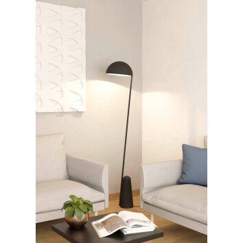 Eglo ARANZOLA Lampada da terra Nero, Bianco, 1-Luce