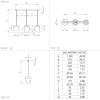 Eglo CAMBAITO Lampadario a sospensione Sabbia, 3-Luci