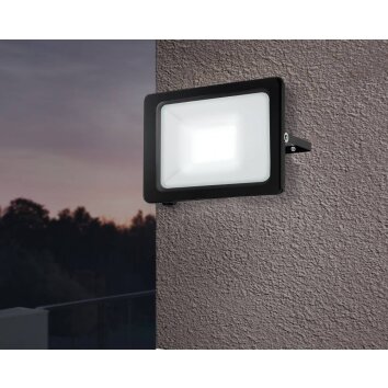 Eglo FAEDO Applique da esterno LED Nero, 1-Luce