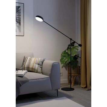 Eglo CLAVELLINA Lampada da terra LED Nero, 1-Luce