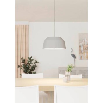 Eglo CONTRISA Lampadario a sospensione Grigio, 1-Luce