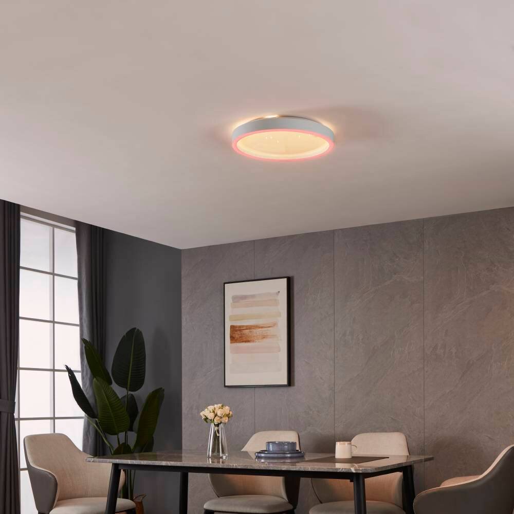 Eglo MONTEMORELOS-Z Plafoniera LED Bianco, 1-Luce, Cambia colore main product photo