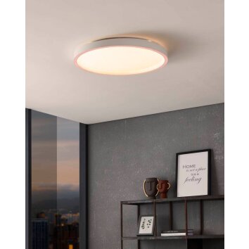 Eglo MONTEMORELOS-Z Plafoniera LED Bianco, 1-Luce, Cambia colore