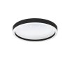 Eglo MONTEMORELOS-Z Plafoniera LED Nero, 1-Luce, Cambia colore