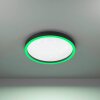 Eglo MONTEMORELOS-Z Plafoniera LED Nero, 1-Luce, Cambia colore