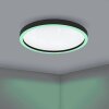 Eglo MONTEMORELOS-Z Plafoniera LED Nero, 1-Luce, Cambia colore