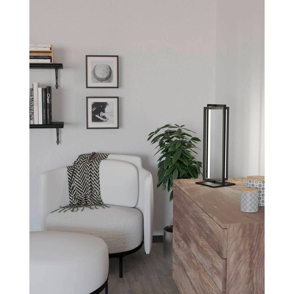 Eglo SIBERIA Lampada da tavolo LED Nero, 1-Luce, Telecomando main product photo