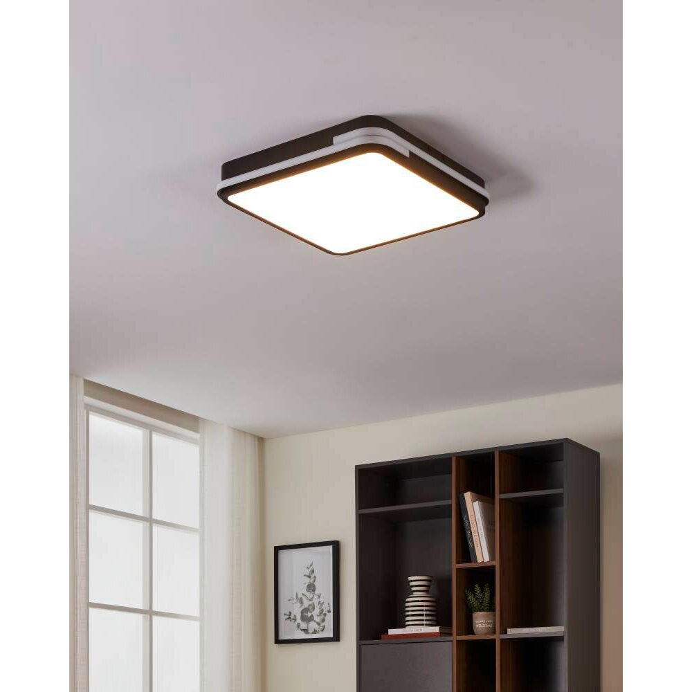 Eglo GENOVESE-Z Plafoniera LED Nero, 1-Luce main product photo