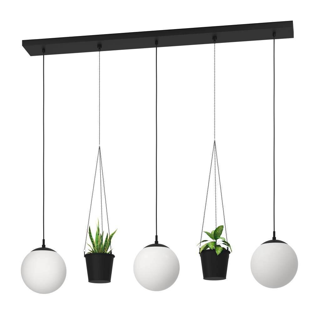 Eglo RONDO Lampadario a sospensione Nero, 3-Luci