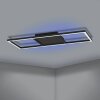 Eglo CALAGRANO-Z Plafoniera LED Nero, 1-Luce, Cambia colore