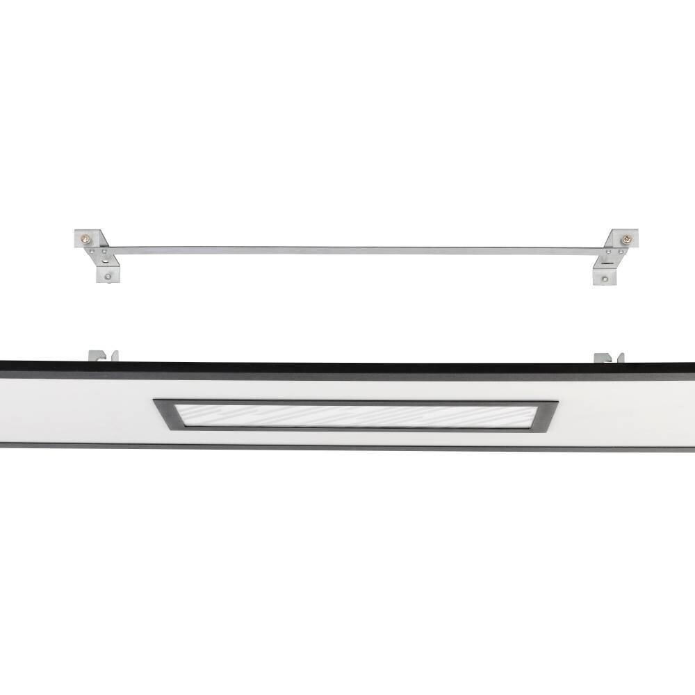 Eglo BORDONARA Plafoniera LED Nero, Bianco, 1-Luce, Telecomando
