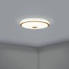 Eglo LANCIANO Plafoniera LED Marrone, Bianco, 1-Luce, Telecomando