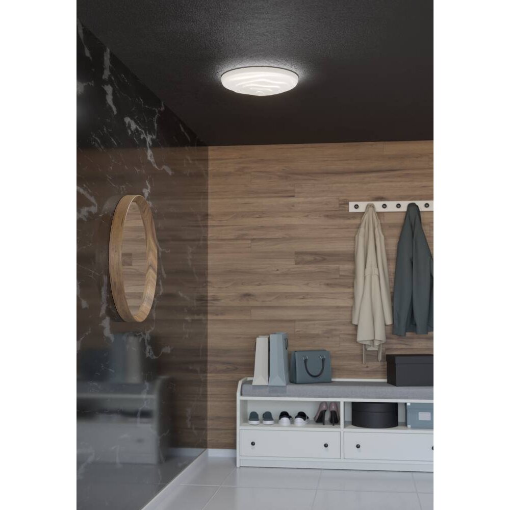 Eglo BATTISTONA Plafoniera LED Bianco, 1-Luce, Telecomando main product photo