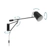 Eglo LORETO Applique Nero, Bianco, 1-Luce