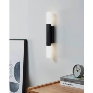 Eglo ALCUDIA Applique LED Nero, 2-Luci