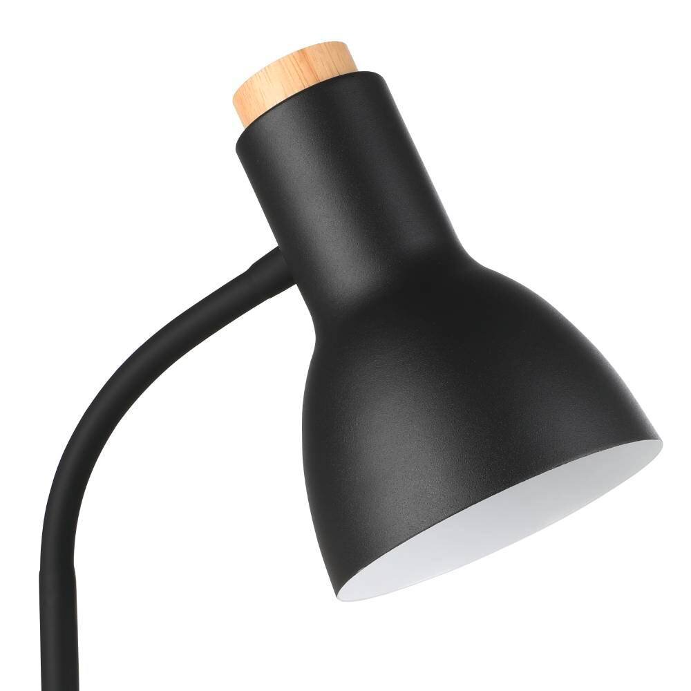 Eglo Lampada Da Tavolo - Design Moderno In Nero E Marrone - Illuminazione D'Interno Con Stile, Senza Lampadina Inclusa - 2