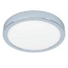 Eglo FUEVA Plafoniera LED Cromo, 1-Luce