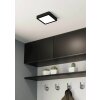 Eglo FUEVA Plafoniera LED Nero, 1-Luce