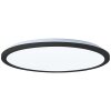 Brilliant Saltery Plafoniera LED Nero, Bianco, 1-Luce, Telecomando, Cambia colore