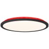 Brilliant Saltery Plafoniera LED Nero, Bianco, 1-Luce, Telecomando, Cambia colore
