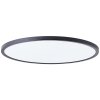 Brilliant Saltery Plafoniera LED Nero, Bianco, 1-Luce, Telecomando, Cambia colore