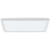 Brilliant Saltery Plafoniera LED Bianco, 1-Luce, Telecomando, Cambia colore