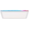 Brilliant Saltery Plafoniera LED Bianco, 1-Luce, Telecomando, Cambia colore