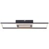 Brilliant Besson Plafoniera LED Nero, Bianco, 1-Luce