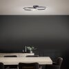 Brilliant Bray Plafoniera LED Nero, Bianco, 1-Luce