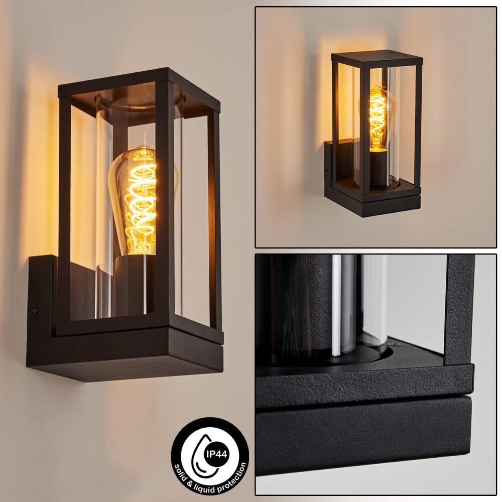 Palanga Applique da esterno Nero, 1-Luce main product photo