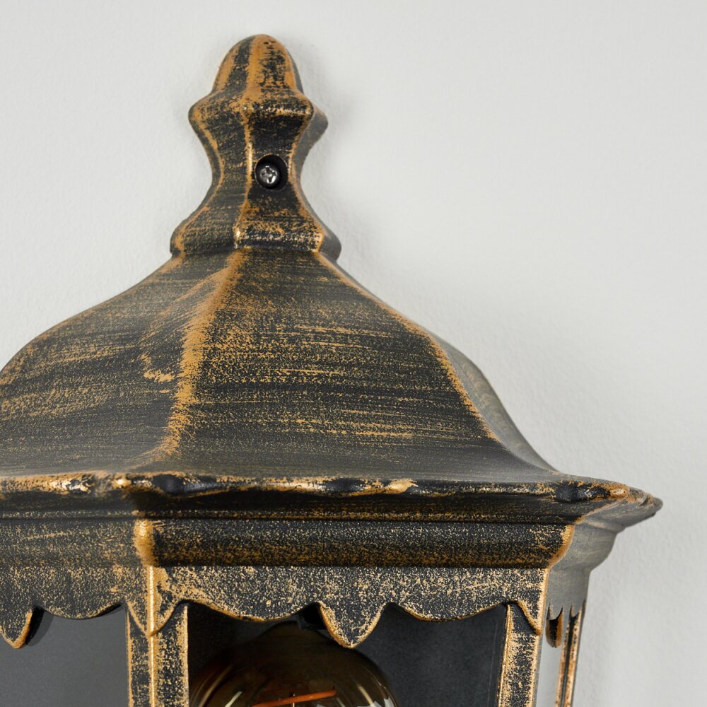 Hongkong Applique da esterno Marrone, Oro, 1-Luce