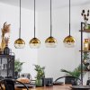 Koyoto  Lampadario a sospensione Vetro 15 cm Oro, Chiaro, 4-Luci