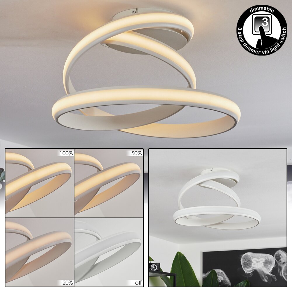 Ramada Plafoniera LED Bianco, 1-Luce main product photo