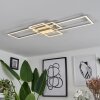 Longos Plafoniera LED Alluminio, 1-Luce