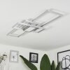 Longos Plafoniera LED Alluminio, 1-Luce