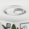 Casqueira Plafoniera LED Grigio, Bianco, 1-Luce