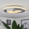 Casqueira Plafoniera LED Grigio, Bianco, 1-Luce