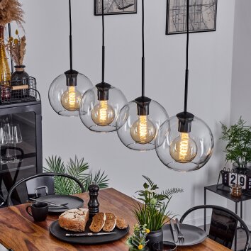 Koyoto  Plafoniera Vetro 20 cm Chiaro, 4-Luci Koyoto  Plafoniera Vetro 20 cm Chiaro, 4-Luci