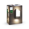 Philips Hue White Fuzo Applique da esterno LED Nero, 1-Luce