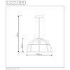 Lucide DIKRA Lampada a Sospensione Nero, 1-Luce