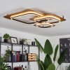 Valduge Plafoniera LED Oro, Nero, 1-Luce