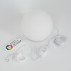 Loural Lampada da tavolo LED Nichel opaco, 1-Luce, Telecomando, Cambia colore