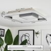 Casqueira Plafoniera LED Grigio, Bianco, 1-Luce