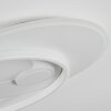 Selim Plafoniera LED Bianco, 1-Luce, Telecomando