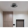 Globo LEONHARD ventilatore da soffitto LED Nero, 1-Luce, Telecomando