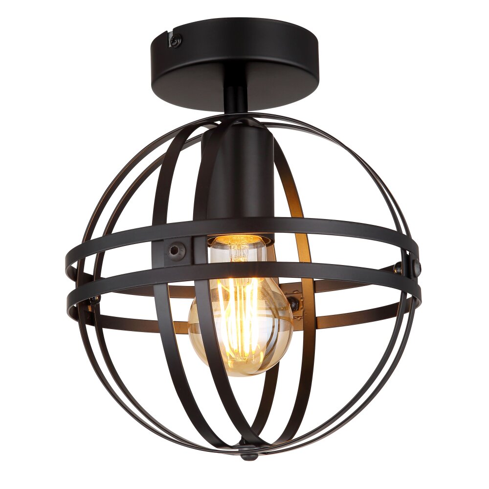 Globo TAMARA Plafoniera Nero, 1-Luce main product photo