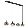 Globo MAXY Lampadario a sospensione Nero, 4-Luci