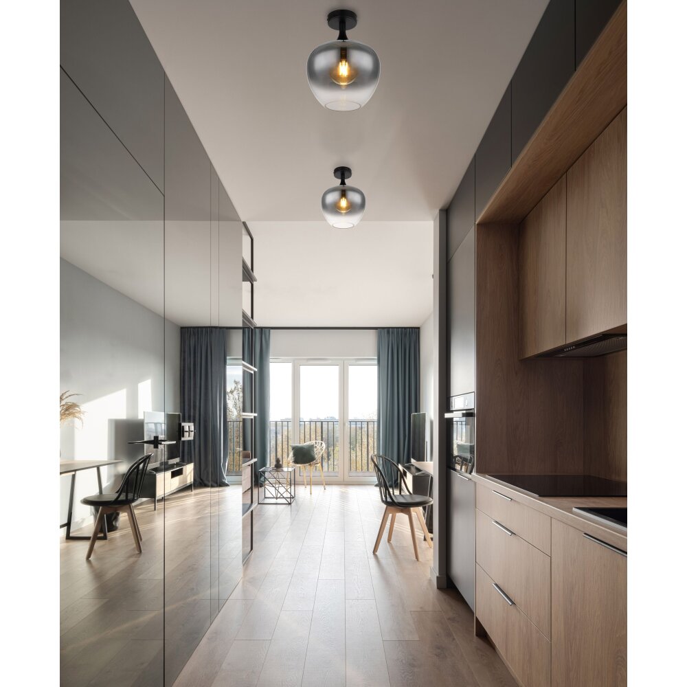 Globo MAXY Plafoniera Nero, 1-Luce main product photo