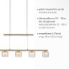 Paul Neuhaus HYDRA Lampada a Sospensione LED Ottone, 5-Luci